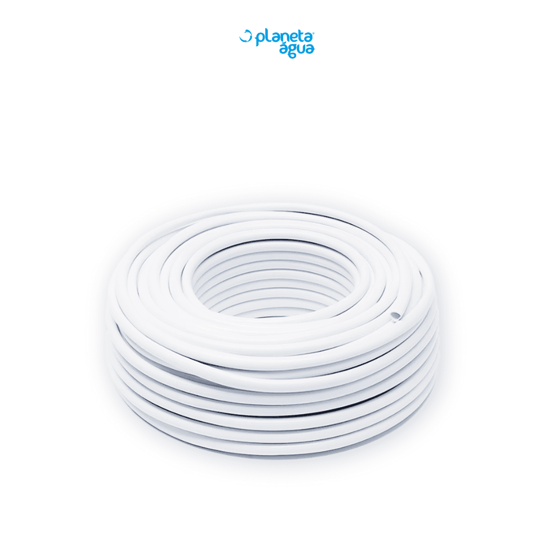 Mangueira Fina 6.35x 1mm Rolo 50 MT- Branca - imagem 2